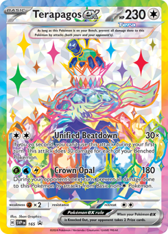 Terapagos ex #165 Scarlet & Violet Black Star Promos