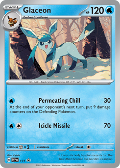 Glaceon #171 Scarlet & Violet Black Star Promos