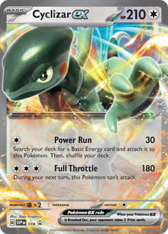Cyclizar ex #18 Scarlet & Violet Black Star Promos