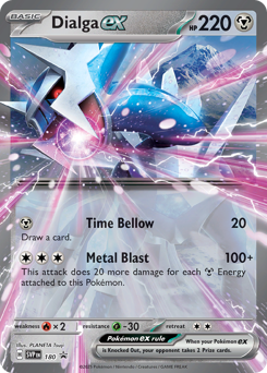 Dialga ex #180 Scarlet & Violet Black Star Promos