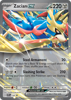 Zacian ex #198 Scarlet & Violet Black Star Promos
