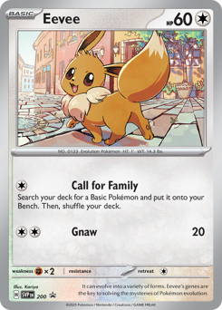 Eevee #200 Scarlet & Violet Black Star Promos