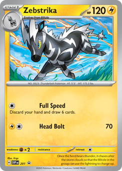Zebstrika #201 Scarlet & Violet Black Star Promos