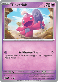 Tinkatink #25 Scarlet & Violet Black Star Promos