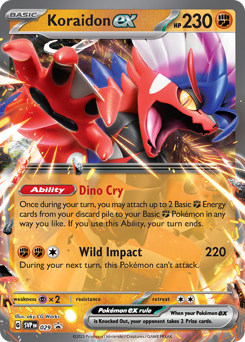 Koraidon ex #29 Scarlet & Violet Black Star Promos