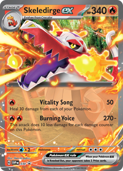 Skeledirge ex #34 Scarlet & Violet Black Star Promos