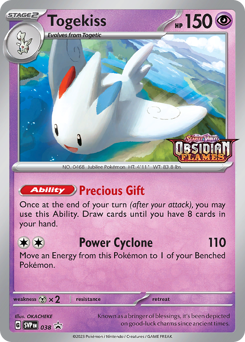 Togekiss Scarlet & Violet Black Star Promos #38