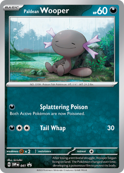Paldean Wooper #41 Scarlet & Violet Black Star Promos