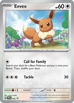 Eevee #43 Scarlet & Violet Black Star Promos