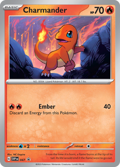 Charmander #47 Scarlet & Violet Black Star Promos