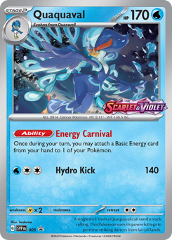 Quaquaval #5 Scarlet & Violet Black Star Promos