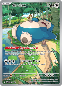 Snorlax #51 Scarlet & Violet Black Star Promos