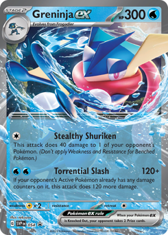 Greninja ex #54 Scarlet & Violet Black Star Promos