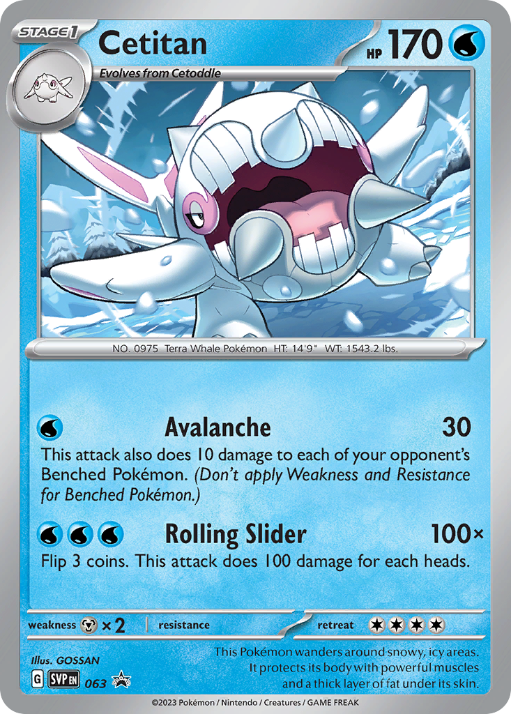 Cetitan #63 Scarlet & Violet Black Star Promos