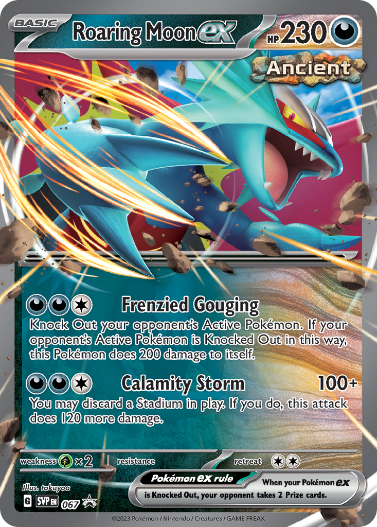 Roaring Moon ex #67 Scarlet & Violet Black Star Promos