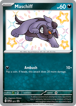 Maschiff #71 Scarlet & Violet Black Star Promos