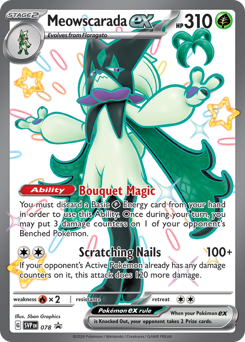 Meowscarada ex #78 Scarlet & Violet Black Star Promos