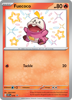 Fuecoco #79 Scarlet & Violet Black Star Promos