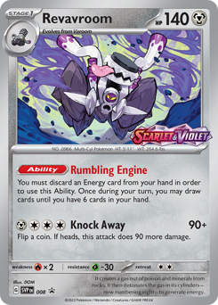Revavroom #8 Scarlet & Violet Black Star Promos