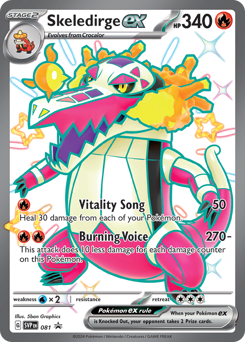 Skeledirge ex #81 Scarlet & Violet Black Star Promos