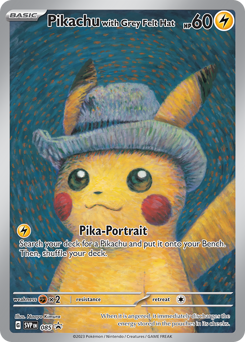 Pikachu with Grey Felt Hat Scarlet & Violet Black Star Promos