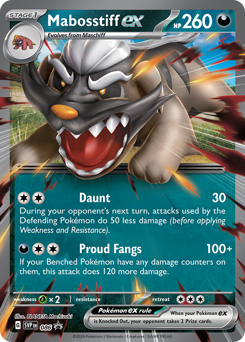 Mabosstiff ex #86 Scarlet & Violet Black Star Promos