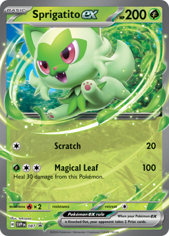 Sprigatito ex #87 Scarlet & Violet Black Star Promos