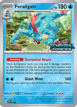 Feraligatr #89 Scarlet & Violet Black Star Promos