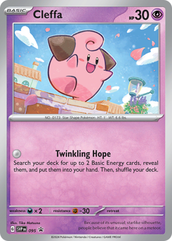 Cleffa #95 Scarlet & Violet Black Star Promos