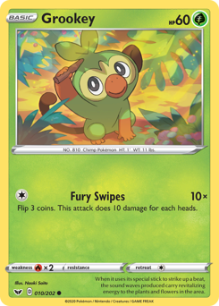 Grookey #10 Sword & Shield