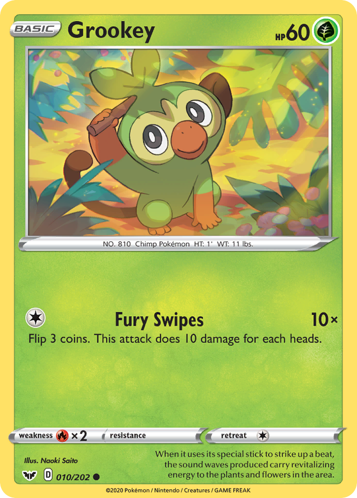 Grookey #10 Sword & Shield