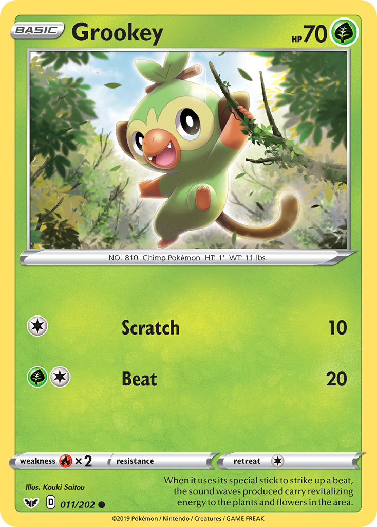 Grookey #11 Sword & Shield