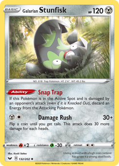 Galarian Stunfisk #132 Sword & Shield