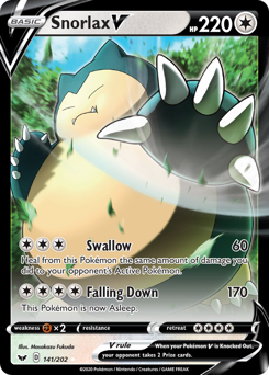 Snorlax V #141 PSA 10
