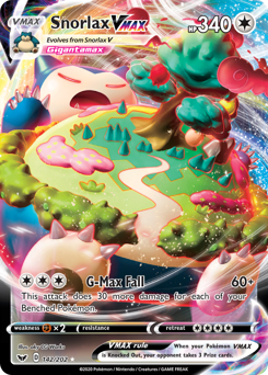 Snorlax VMAX #142 Sword & Shield