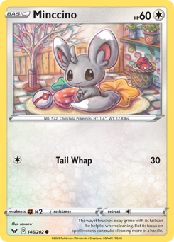 Minccino Sword & Shield #146