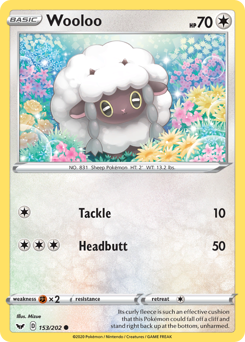 Wooloo #153 Sword & Shield