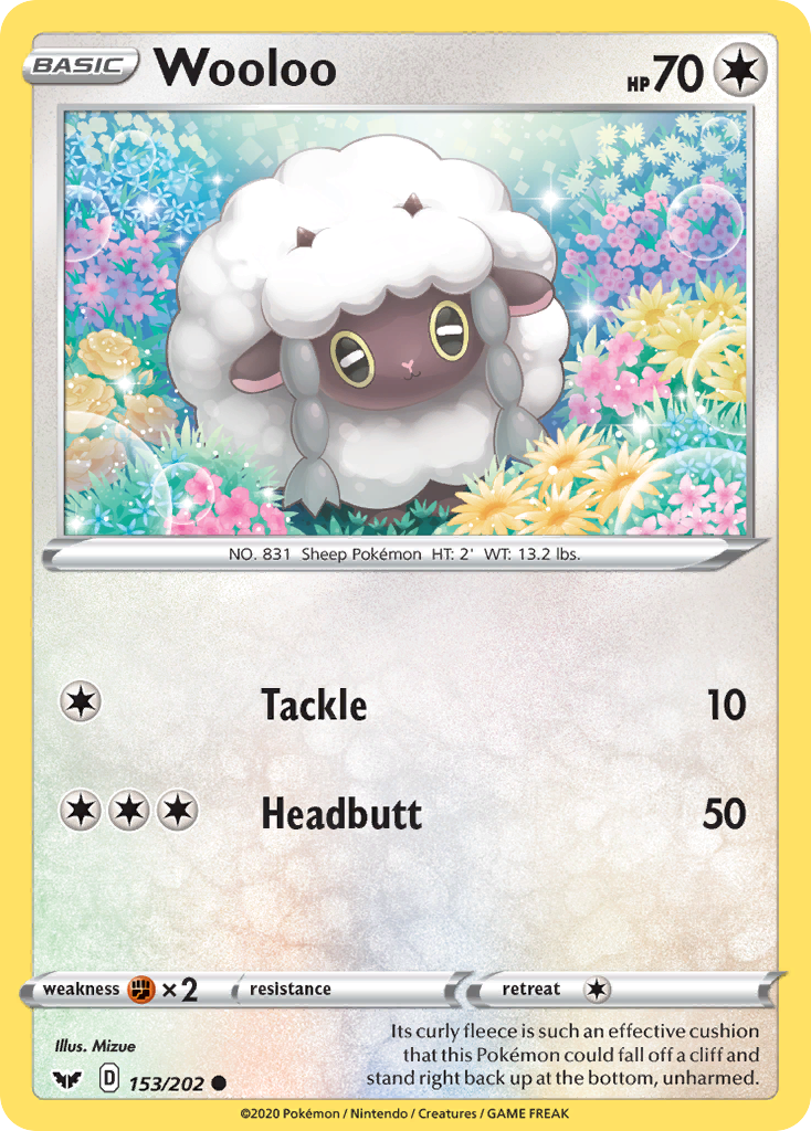 Wooloo #153 Sword & Shield