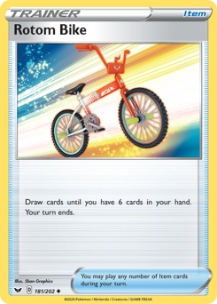 Rotom Bike #181 Sword & Shield