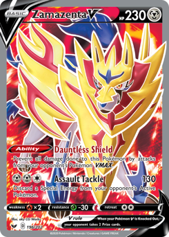 Zamazenta V #196 PSA 10