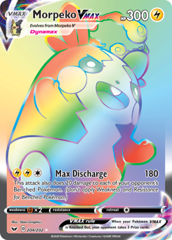 Morpeko VMAX #204 Sword & Shield