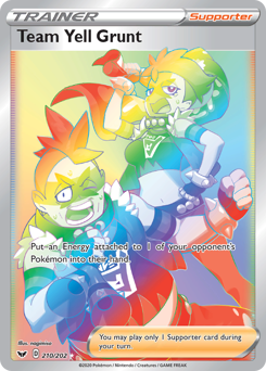 Team Yell Grunt #210 Sword & Shield