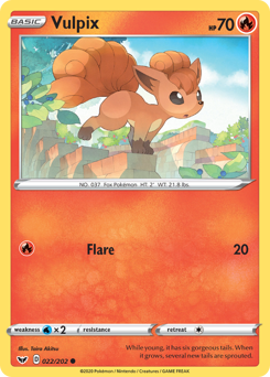 Vulpix Sword & Shield #22