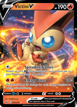 Victini V #25 Sword & Shield