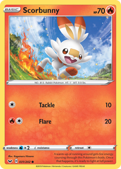 Scorbunny #31 Sword & Shield