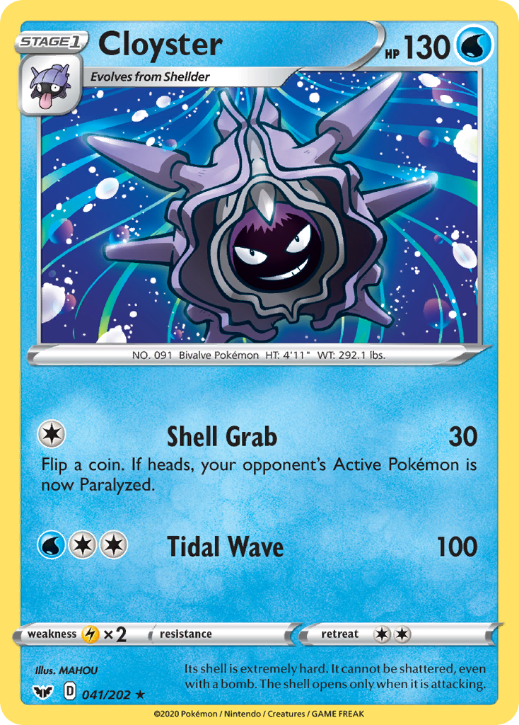 Cloyster #41 Sword & Shield