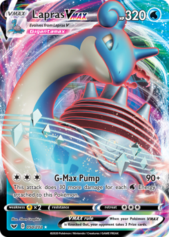 Lapras VMAX #50 Sword & Shield