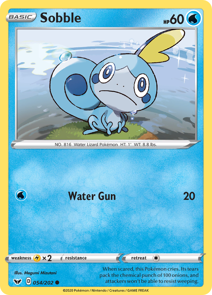 Sobble #54 Sword & Shield