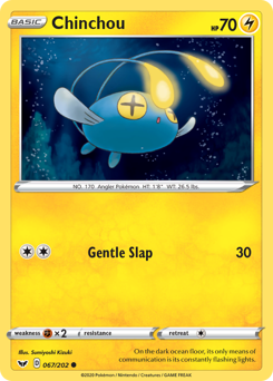 Chinchou #67 Sword & Shield
