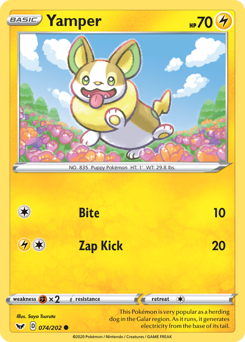 Yamper Sword & Shield #74